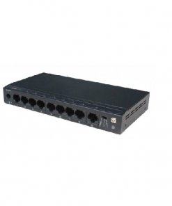 Switch POE 9 Port (8 PoE + 1 U  S plink Fast Ethernet)