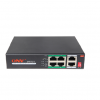 Switch POE -H1064PL 6 Port (4 PoE + 2 Uplink Fast Ethernet)