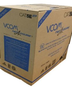 Cáp VCOM CAT5E UTP 24AWG 4PRS - PVC
