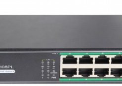 Switch POE-H1108PL 10 Port (8 PoE + 2 Uplink Fast Ethernet)