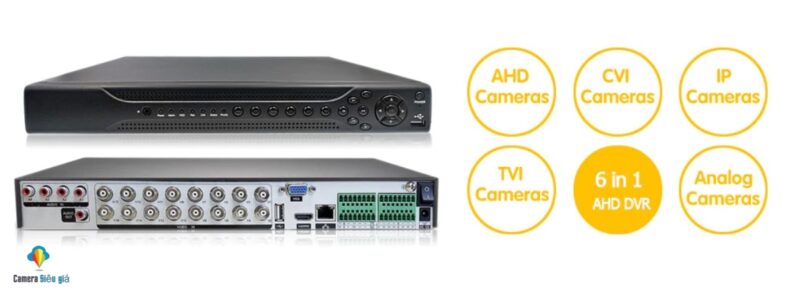 đầu ghi hình 16 camera tất cả 6 trong 1