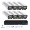 trọn bộ 8 camera ip giá rẻ