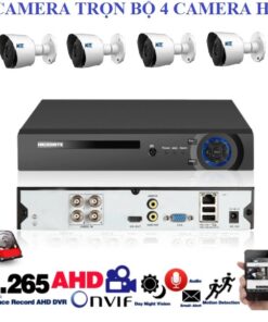 trọn bộ camera 4 camera giá rẻ